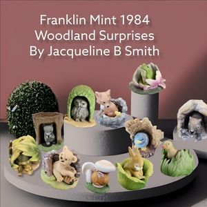 Franklin Mint Woodland Surprises by Jacqueline B Smith 1984 collection